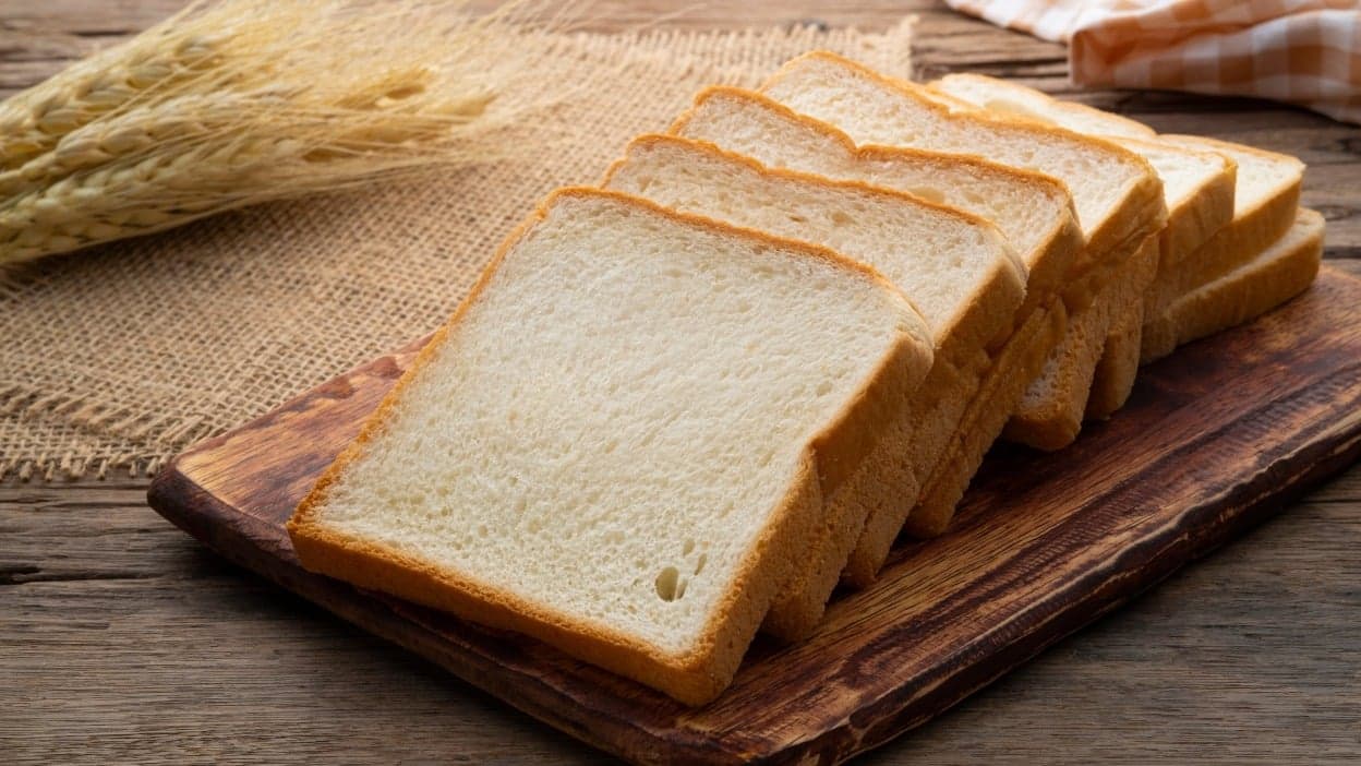 Pan de molde rebanado